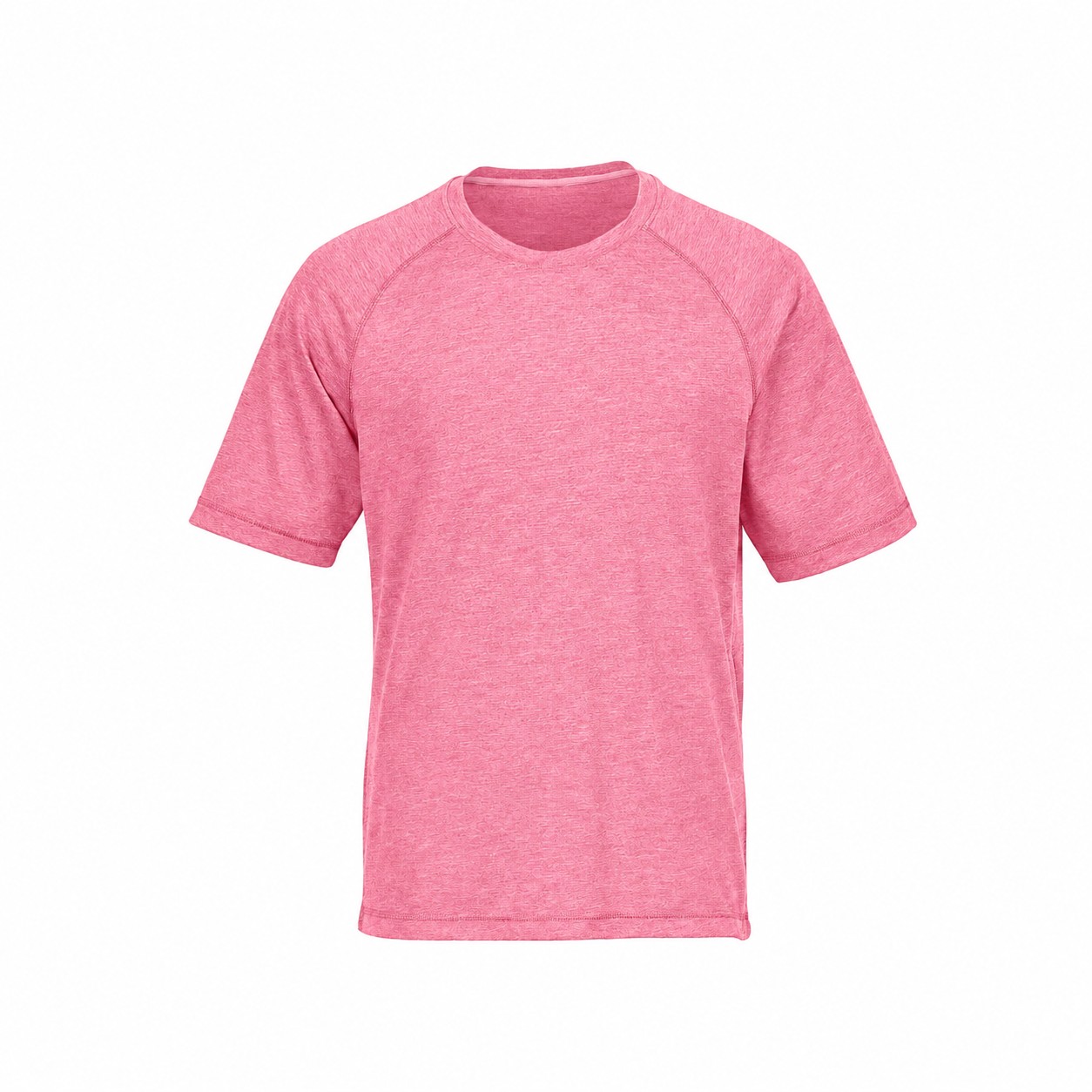 Men's Tri-Blend Moisture-Wicking Raglan T-Shirt — Pink