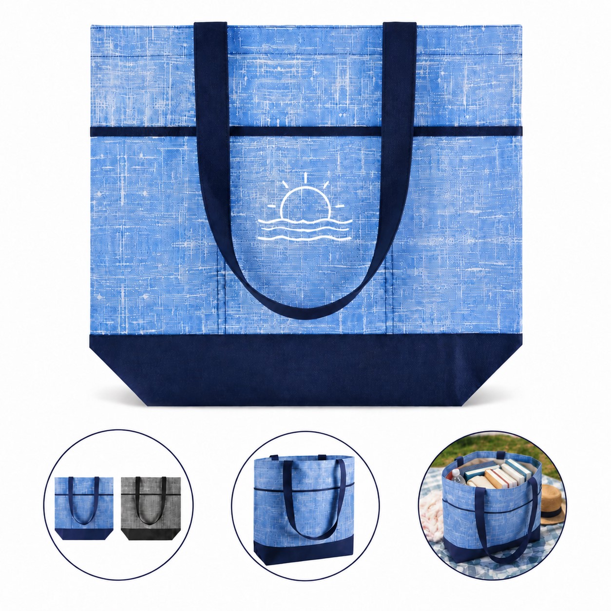Multi Pocket Polyester Utility Tote — view 1