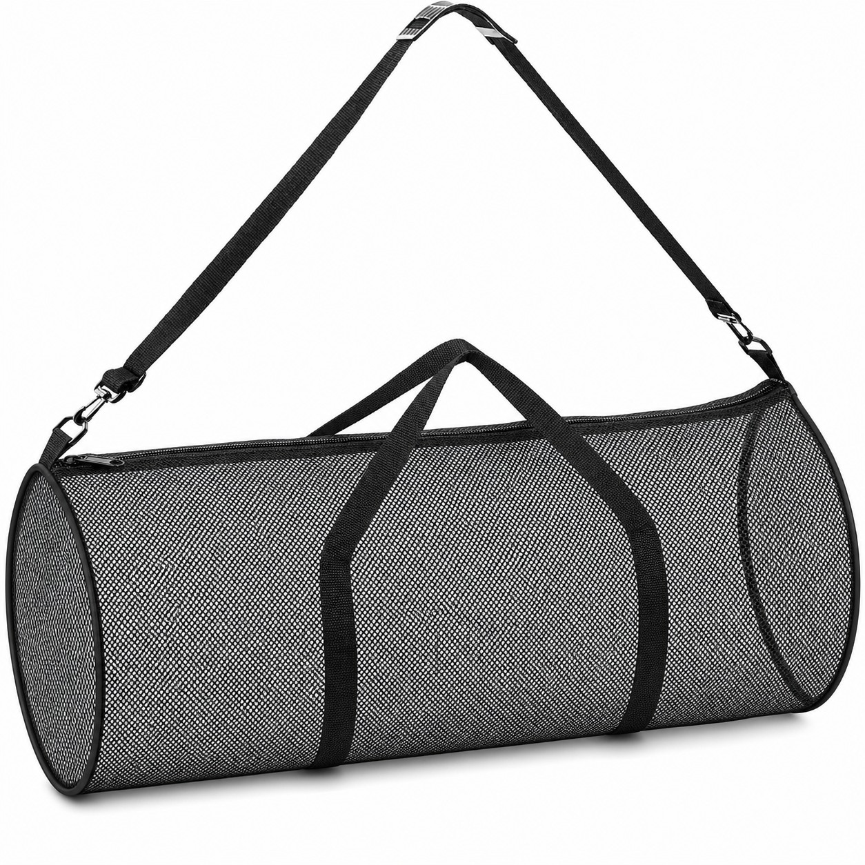 Large Mesh Sports Equipment Duffle Bag — view 2