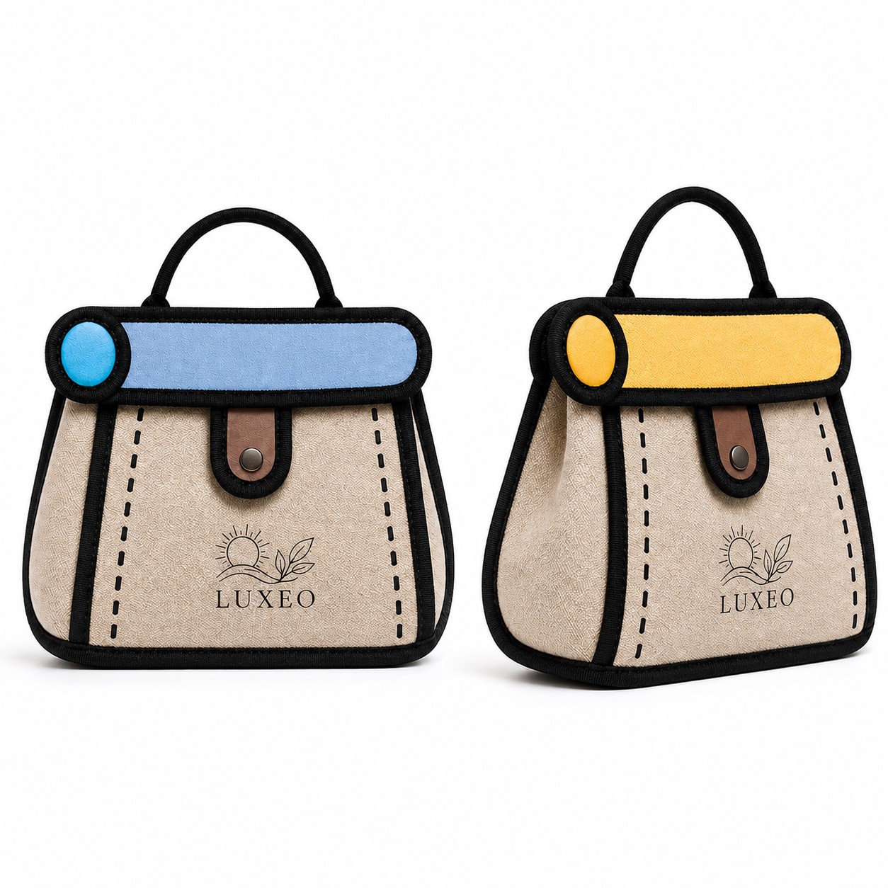 Cotton Blend Kids Shoulder Bag