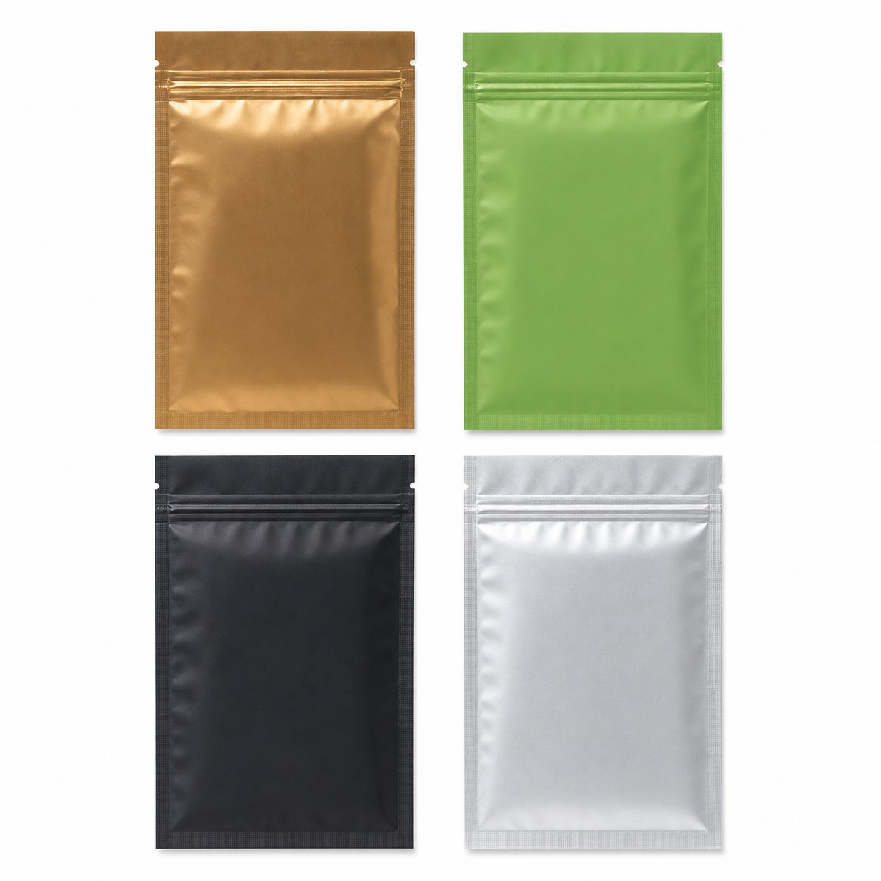 Resealable Aluminum Zipper Storage Pouch — view 2