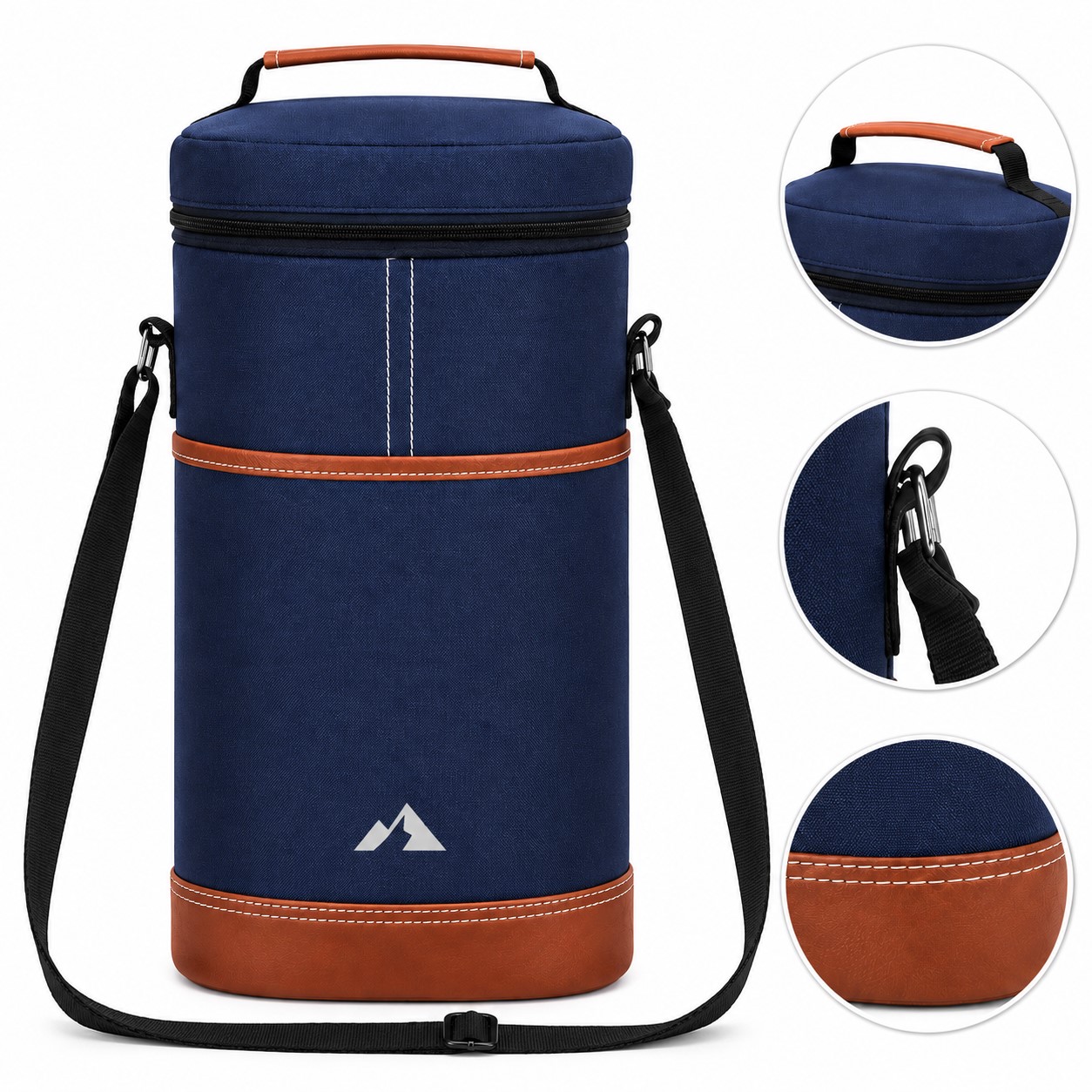 Neoprene Insulated Wine Bottle Carrier