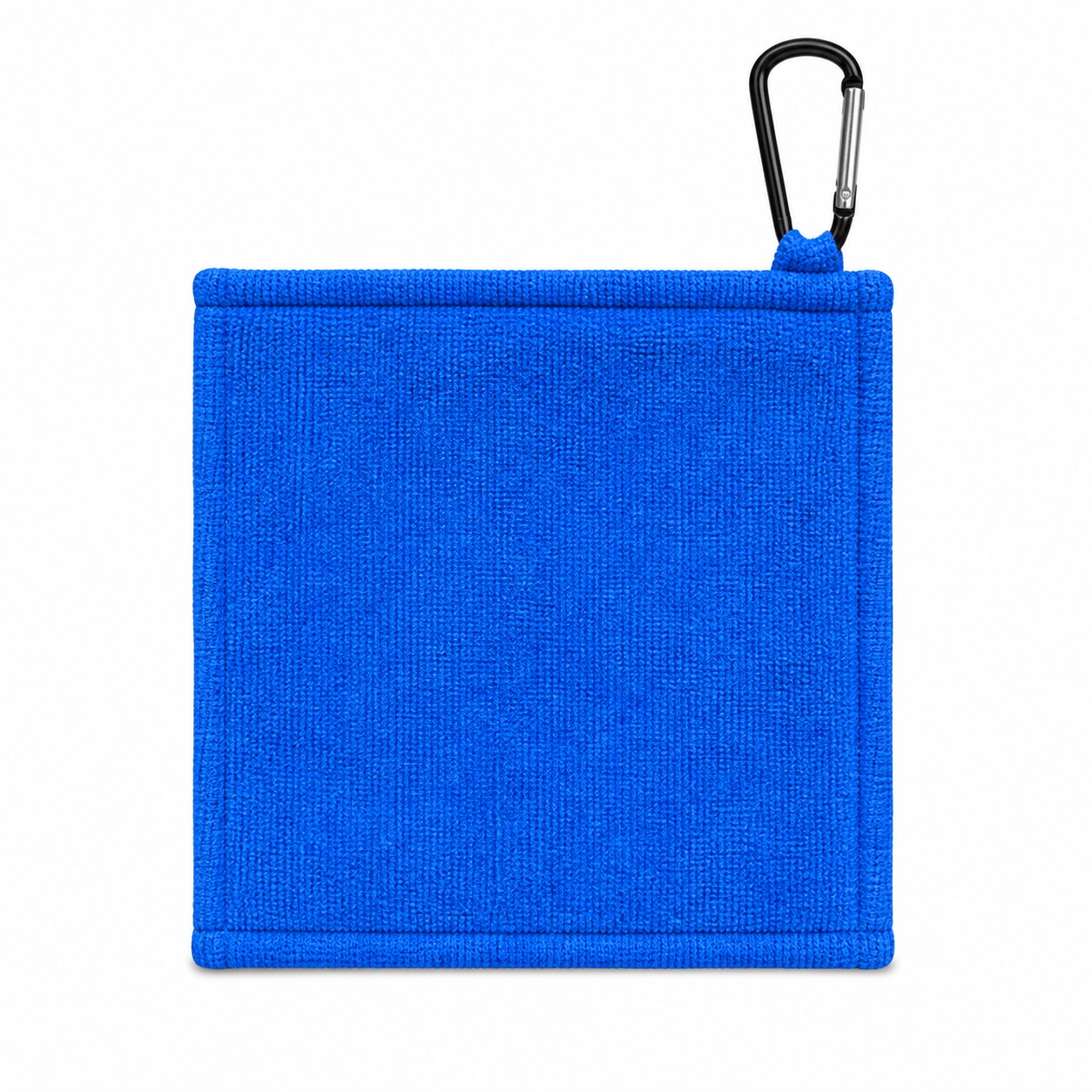 Compact Fabric Golf Towel With Carabiner — view 2