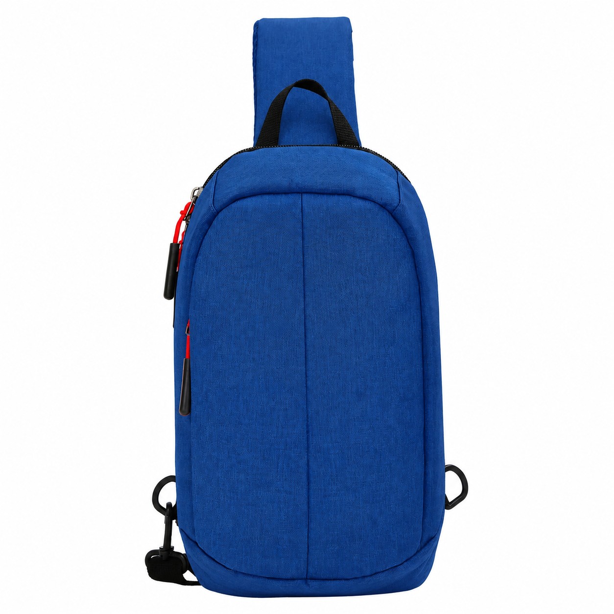 300D Polyester Crossbody Sling Bag — Blue