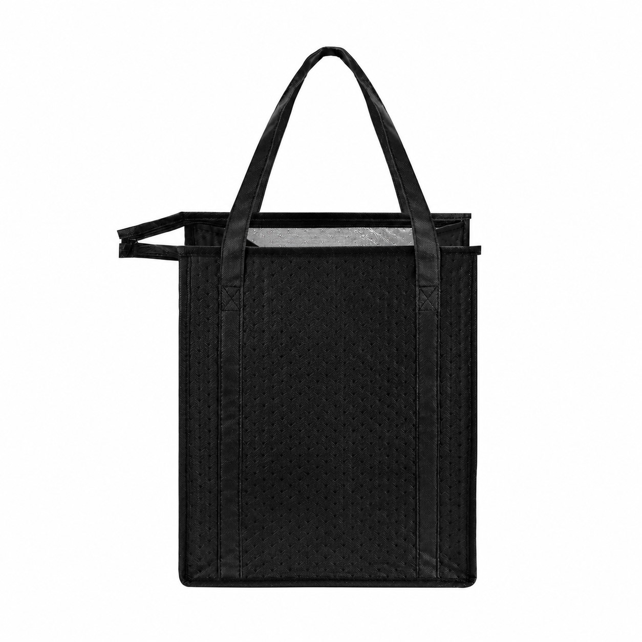 Thermal Reinforced Handles Cooler Tote — Black