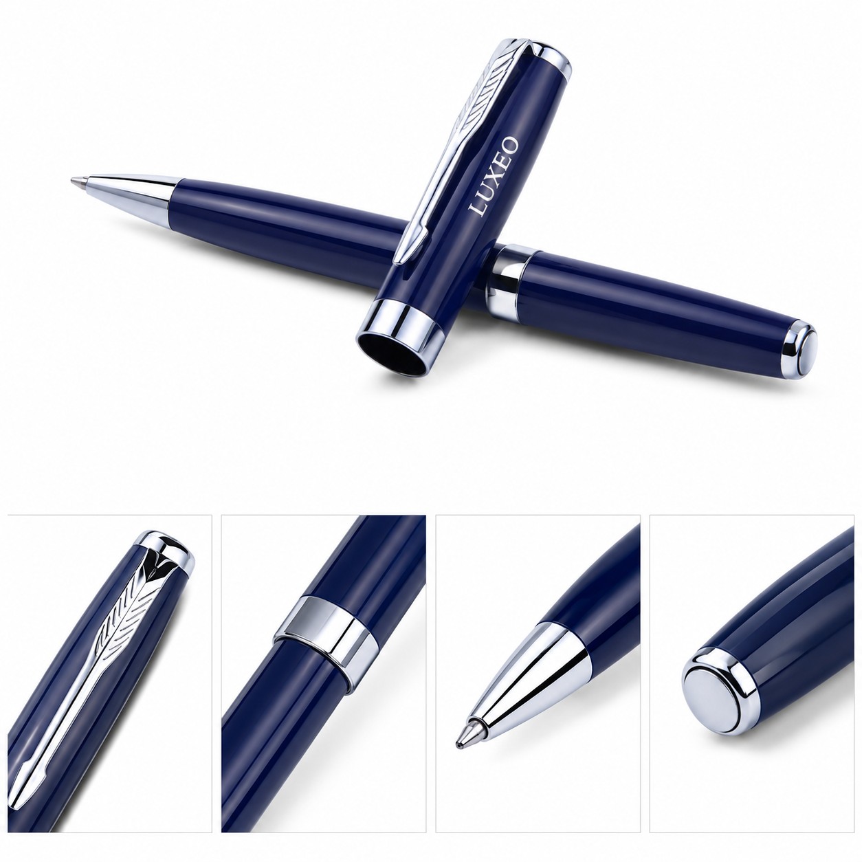 Twist-Action Aluminum Ballpoint Pen