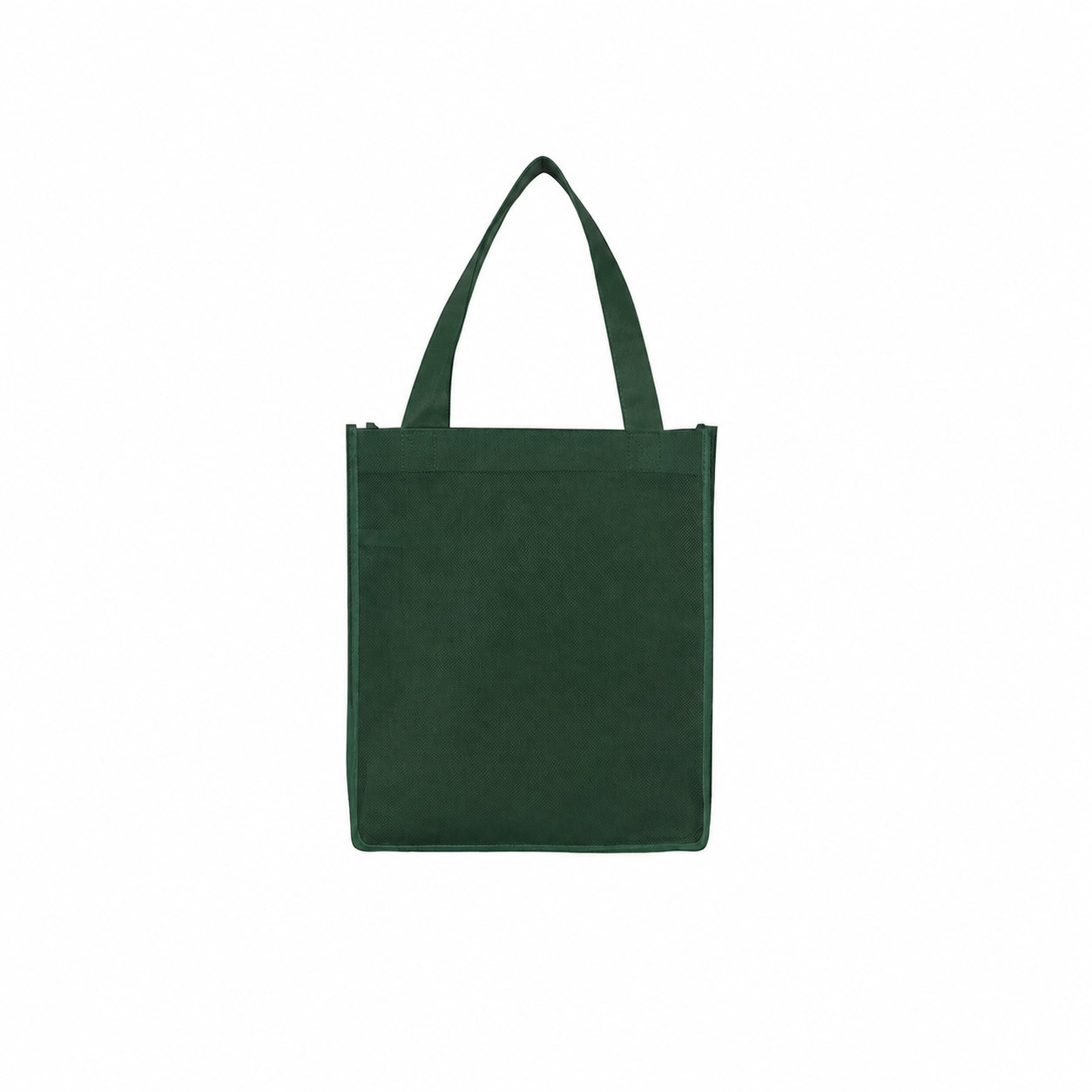 Laminated Non-Woven Tote Bag — Forest Green