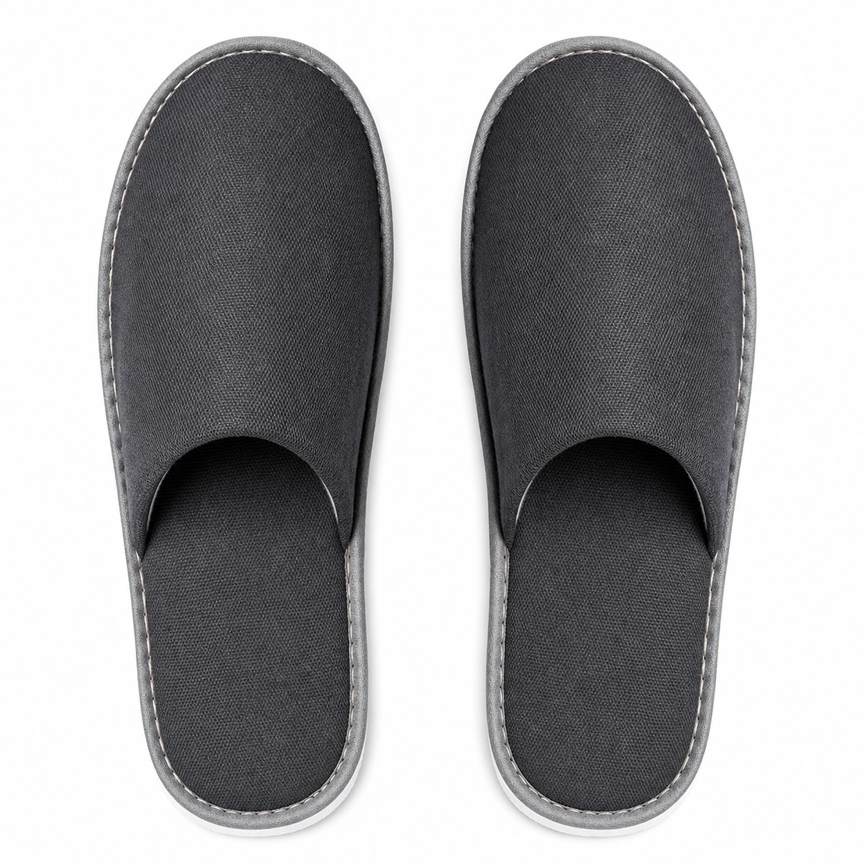 Closed Toe Terylene EVA Guest Slippers — view 2
