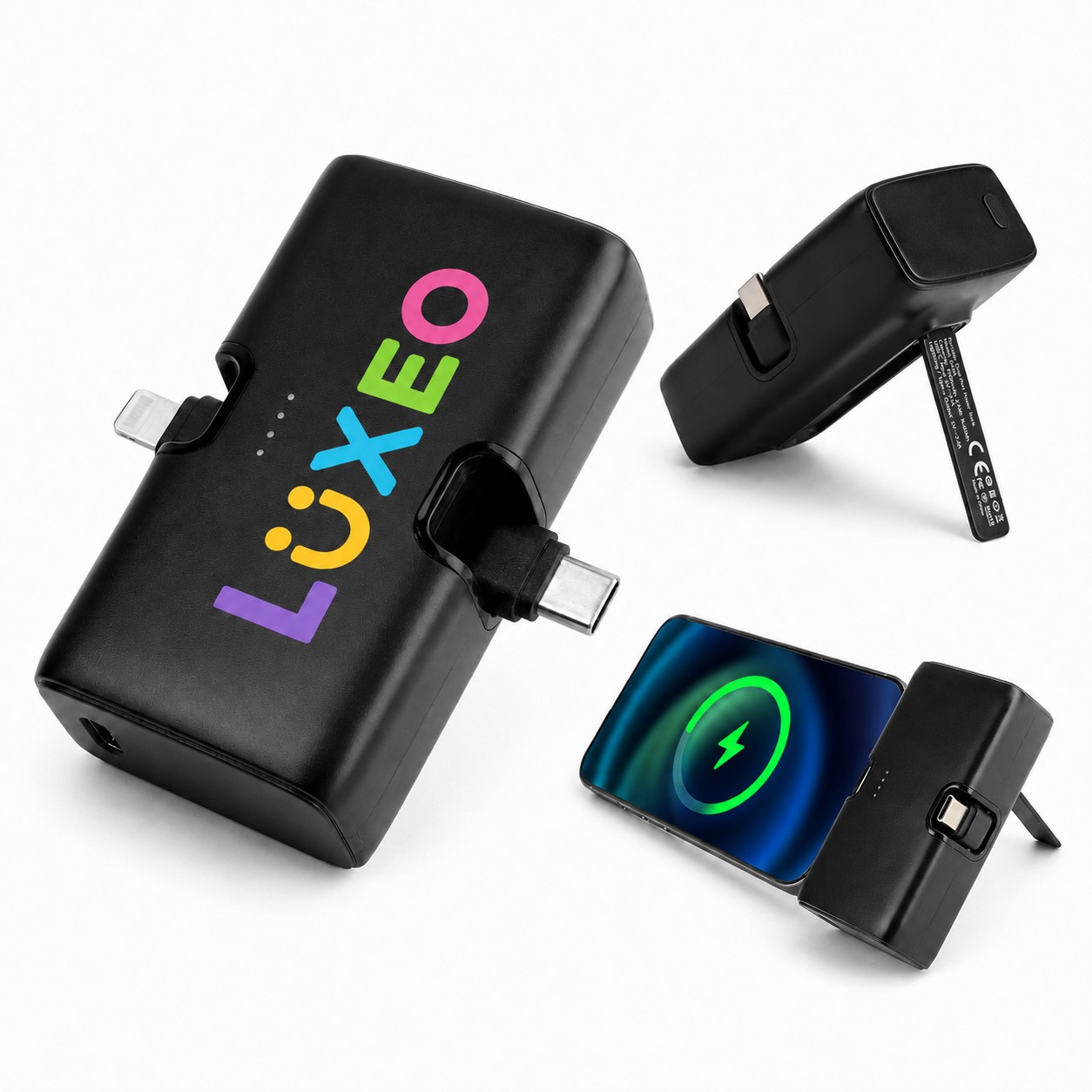 Dual Connector Power Bank Stand