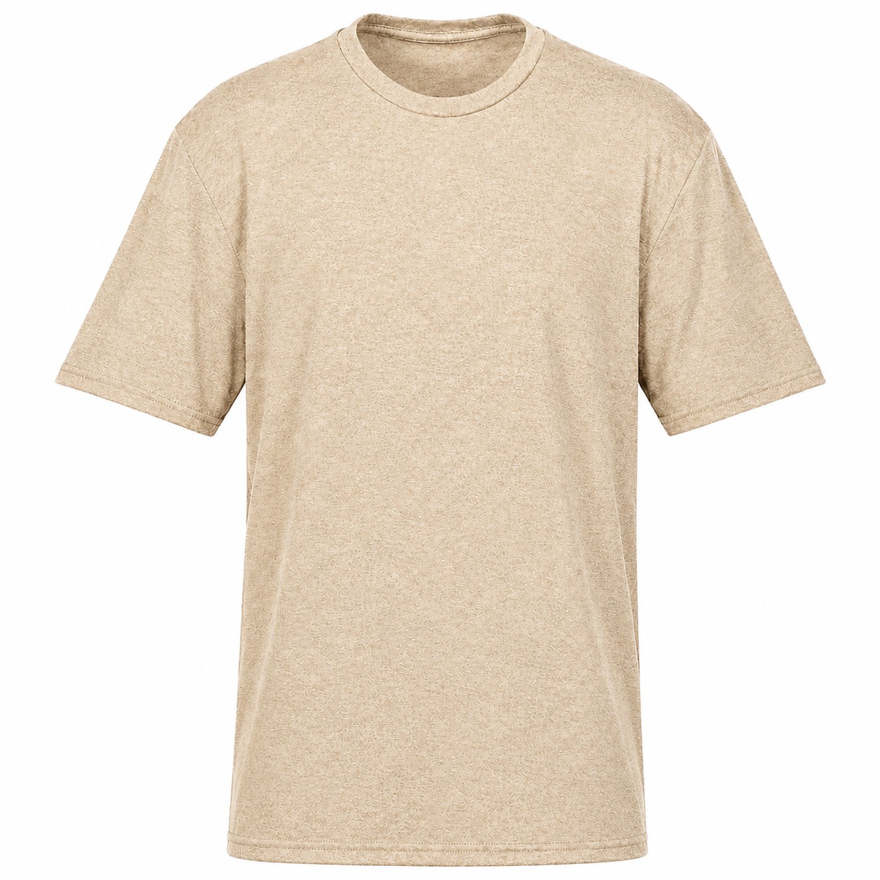 Tri Blend Crewneck Shirt — Beige