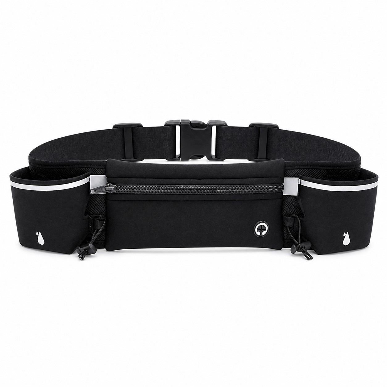Nylon Running Waist Bag With Dual Side Pockets — view 2