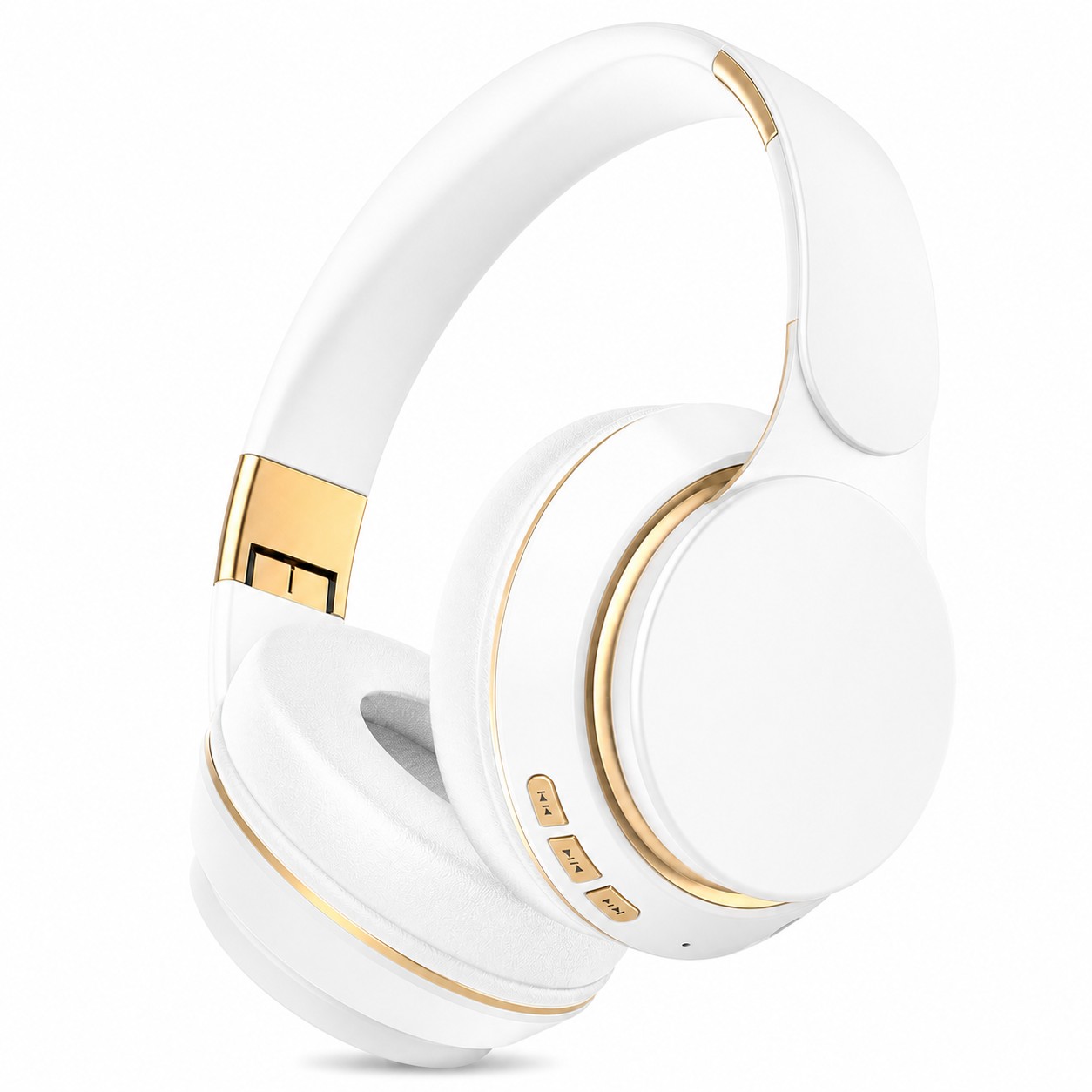Wireless Gaming Headset With Microphone — Clear White