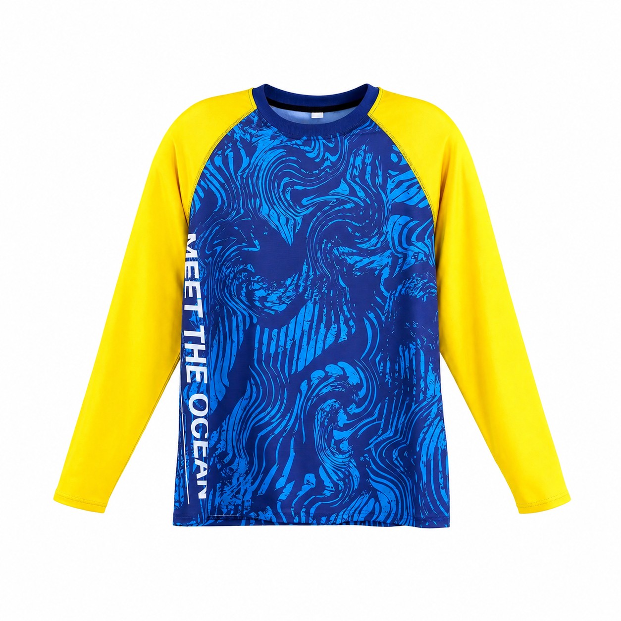 Unisex Long-Sleeve Fishing Shirt — Yellow
