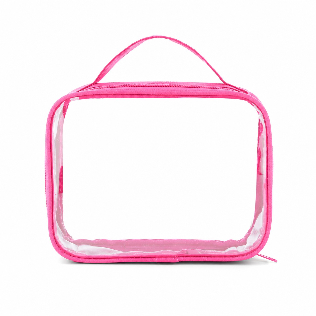 PVC And 600D Polyester Toiletry Bag — Pink