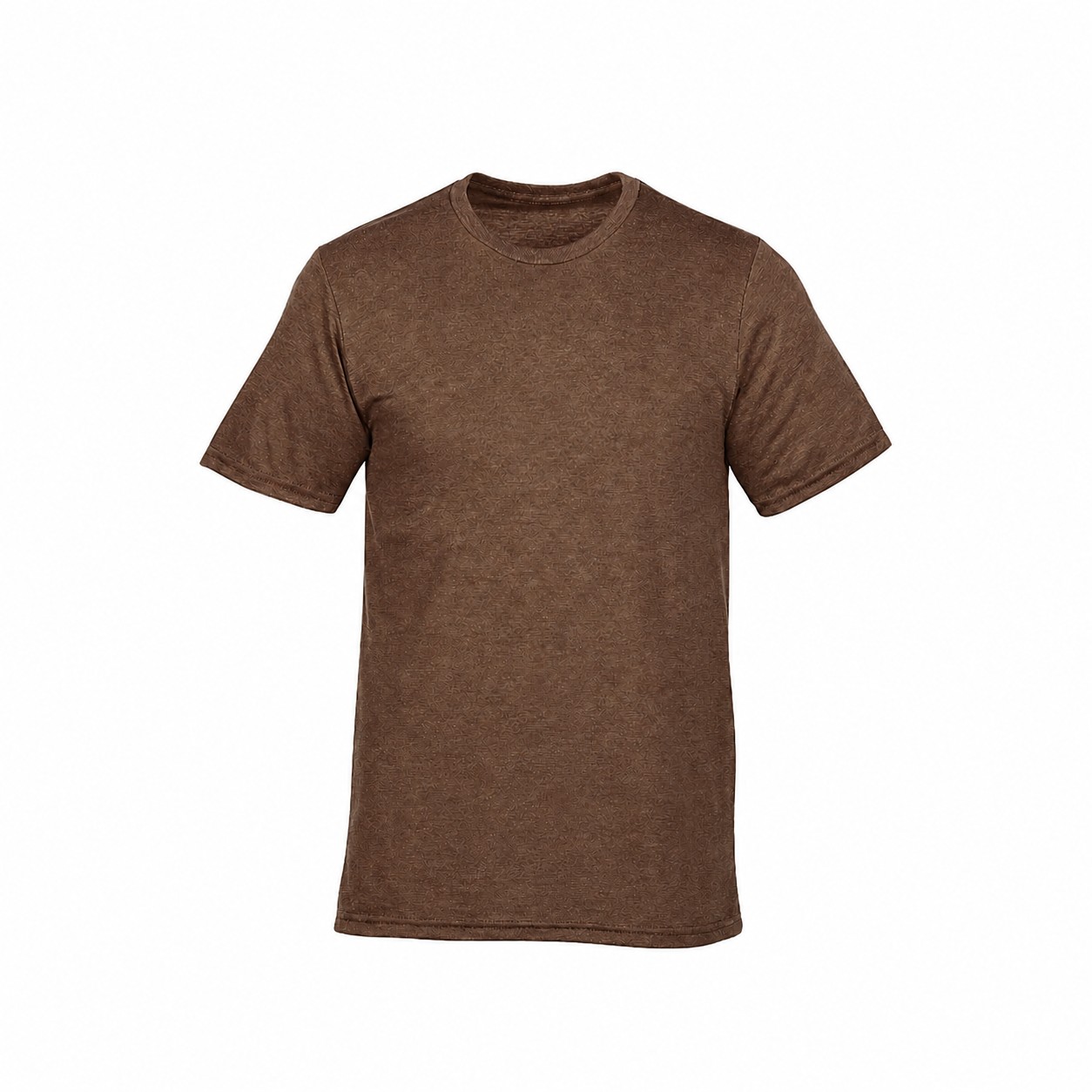 Recycled Tri Blend Crewneck Tee — Brown