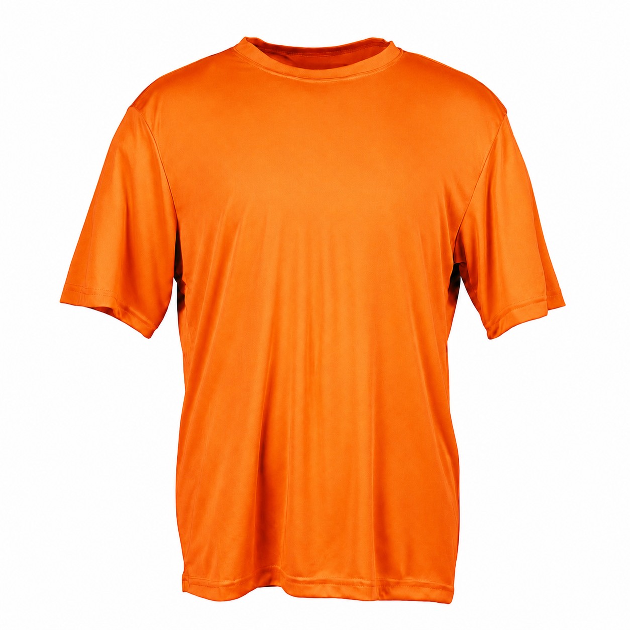 Men's Polyester Athletic T-Shirt — Orange