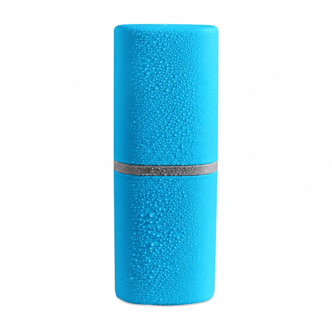 Plastic Toothbrush Travel Tube — Cyan Blue