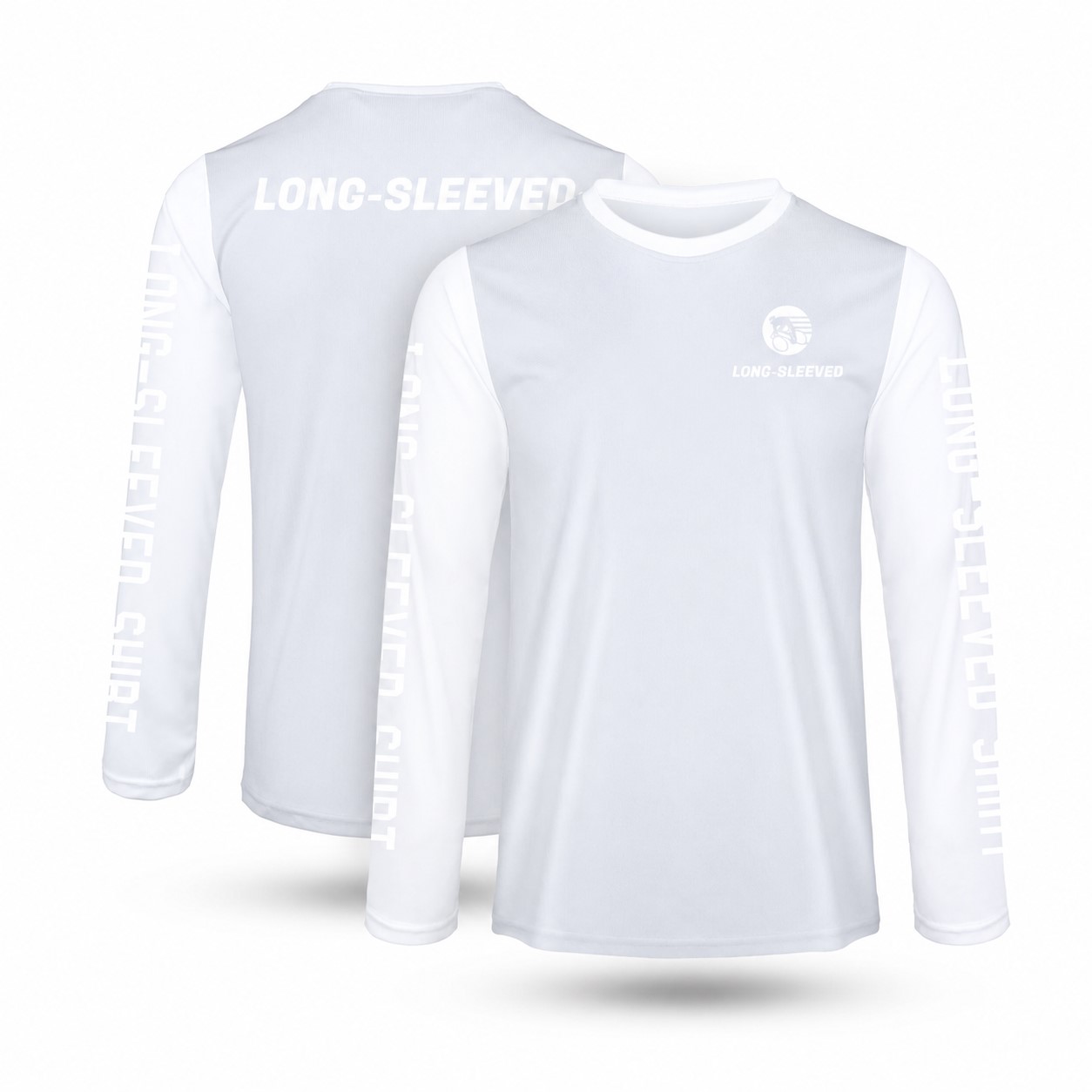 UPF Fishing Long Sleeve Shirt — Clear White