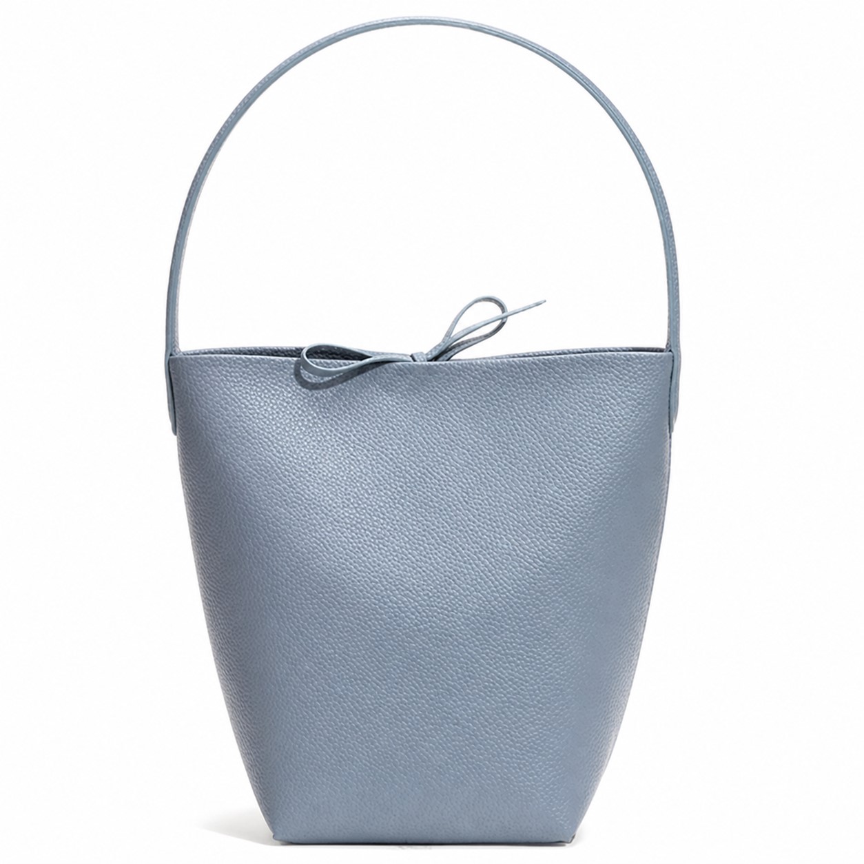 Tapered Polyester Shoulder Bag With Bow — view 2