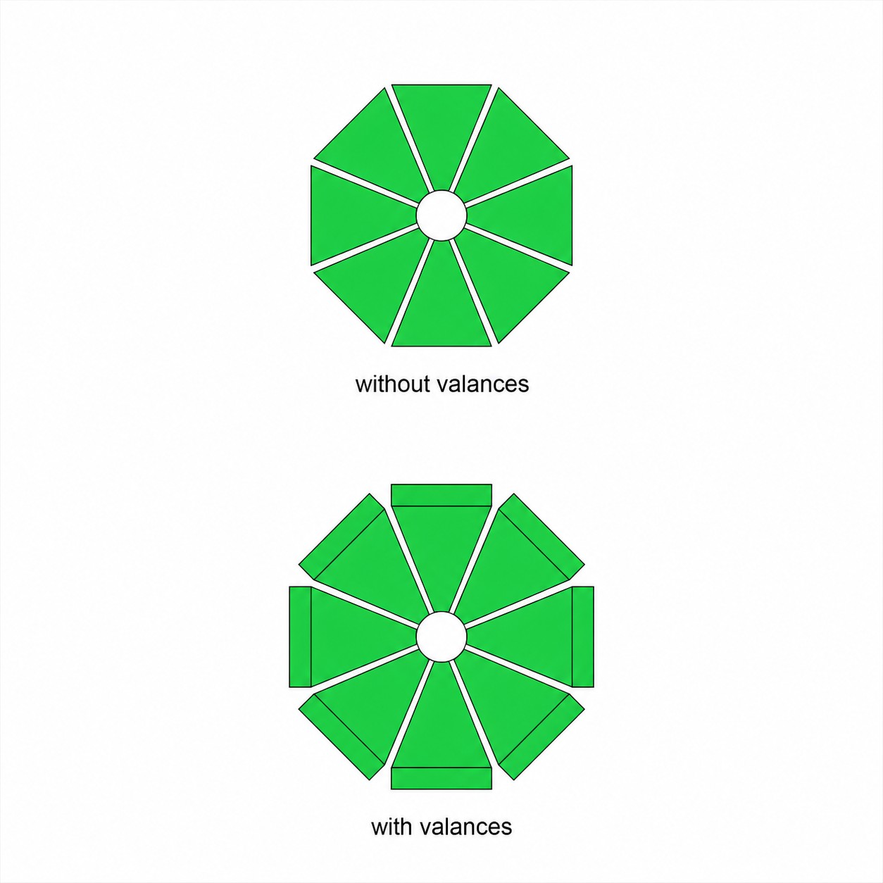 9-Foot Crank Tilt Patio Umbrella — Green