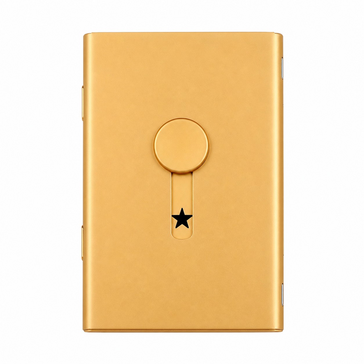 Push Button Metal Business Card Holder — view 2