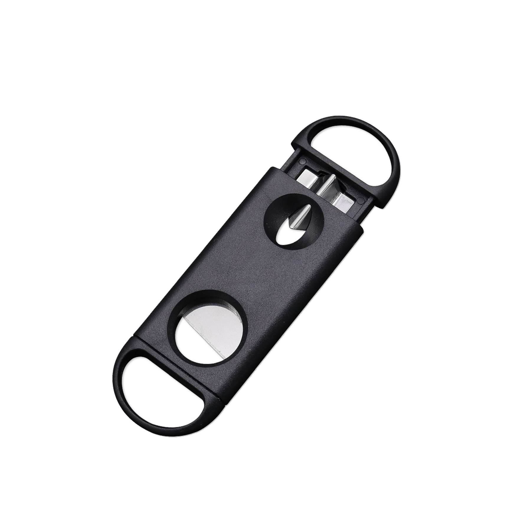 Matte Black Cigar Cutter — view 2
