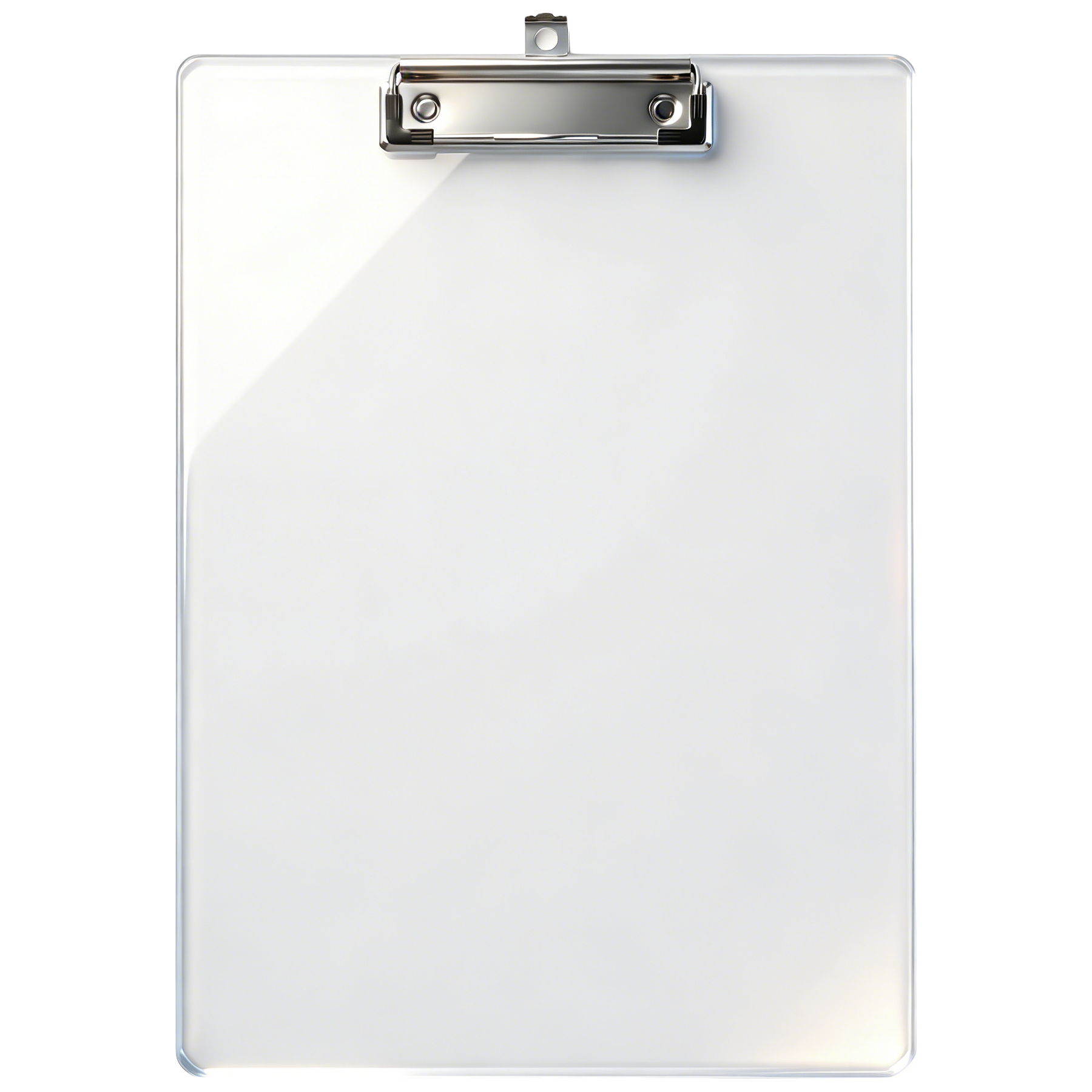 Clear Acrylic A4 Clipboard With Hanging Loop — view 2