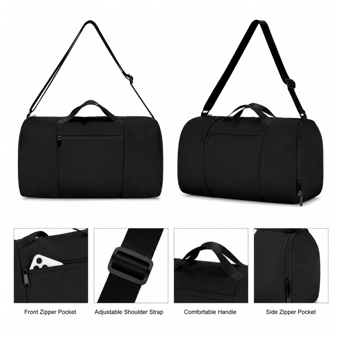 Recycled Polyester Roomy Duffel Bag