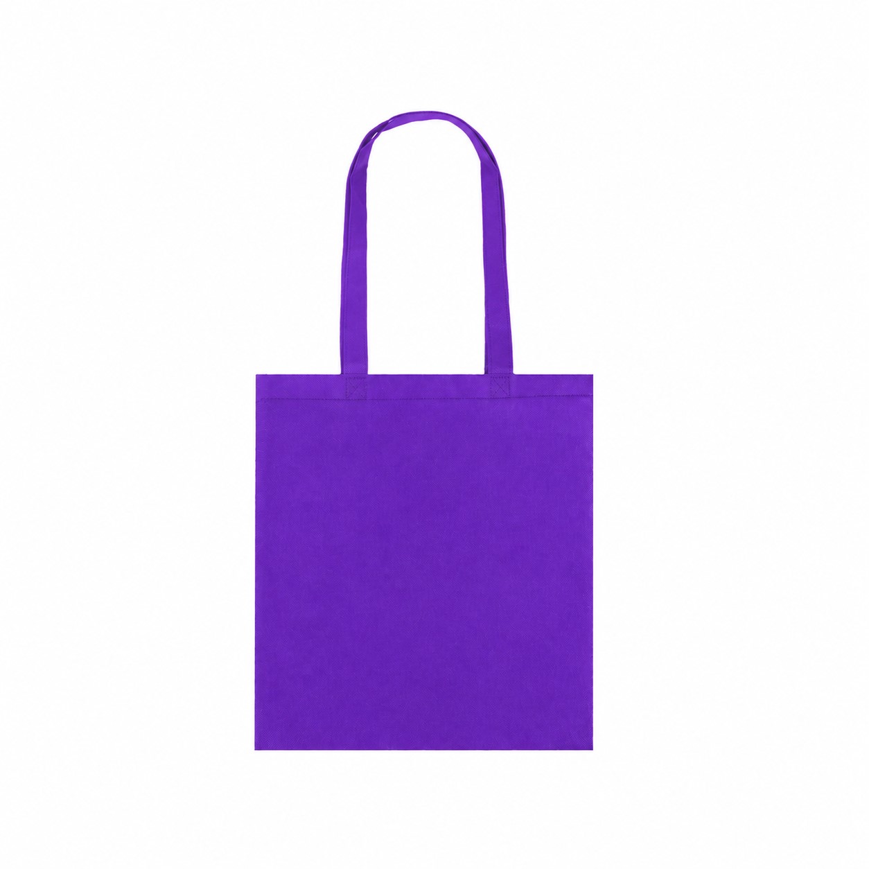80GSM Non-Woven Reinforced Handles Tote Bag — Purple