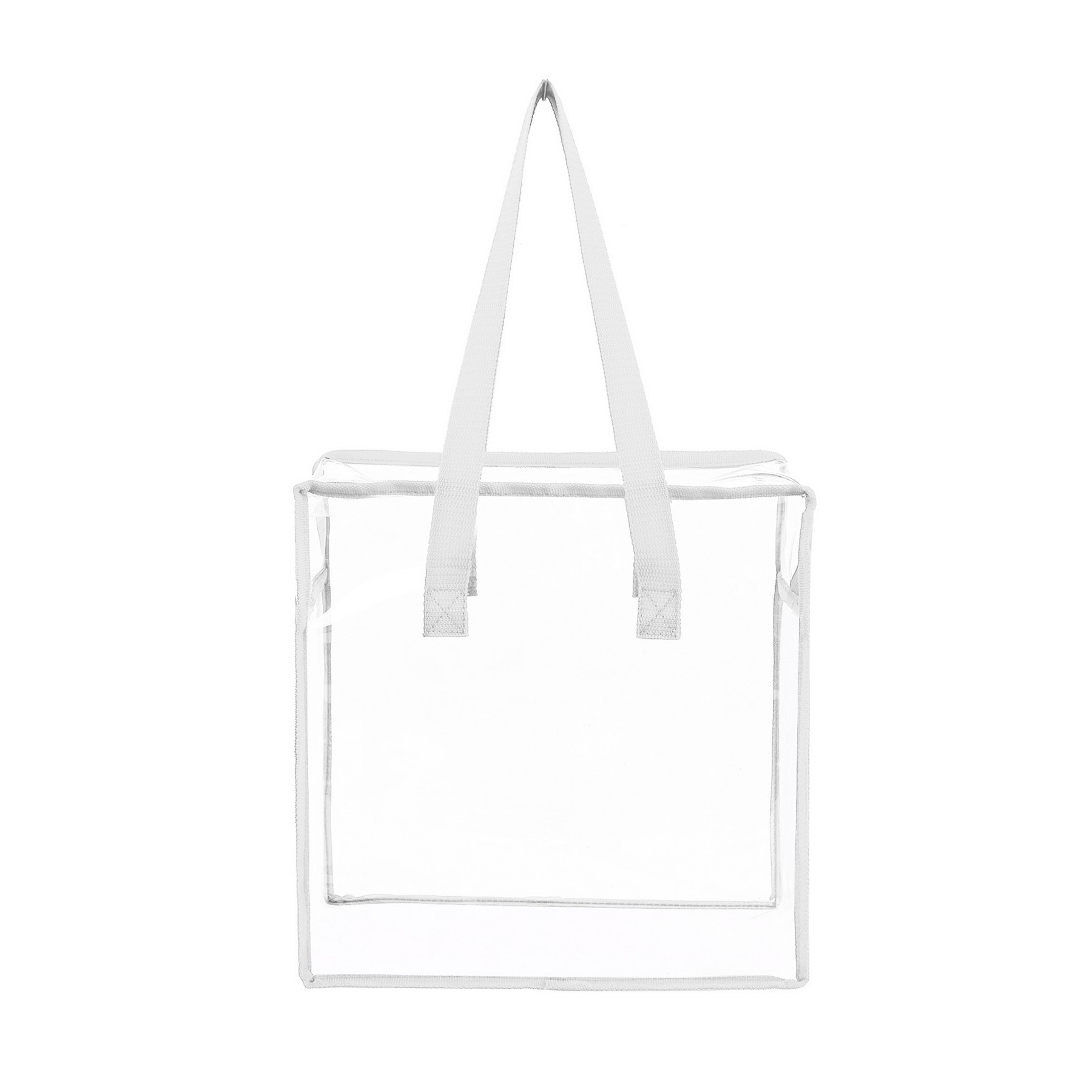 PVC And Polyester Zippered Storage Tote Bag — view 2