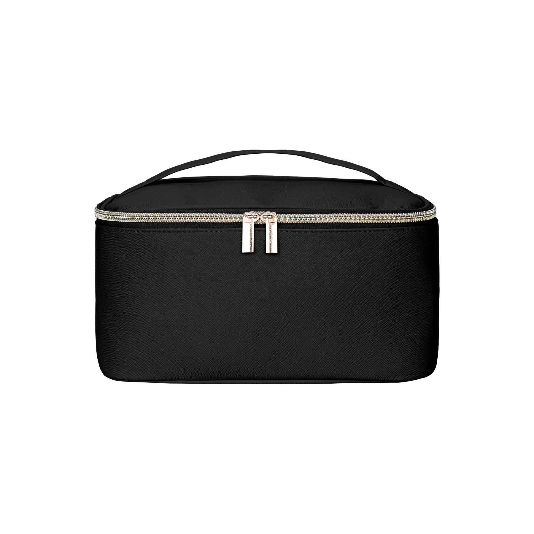 PU Leather Reinforced Handles Makeup Bag — view 2