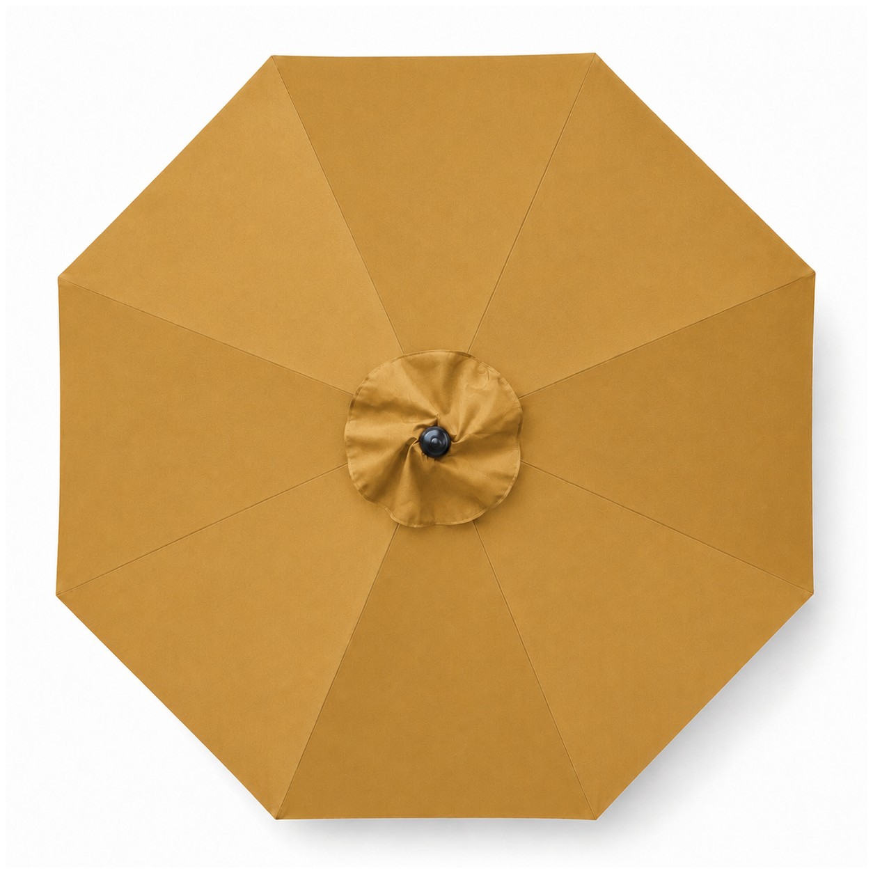 9' Aluminum Market Umbrella Crank Lift — Bronze Gold