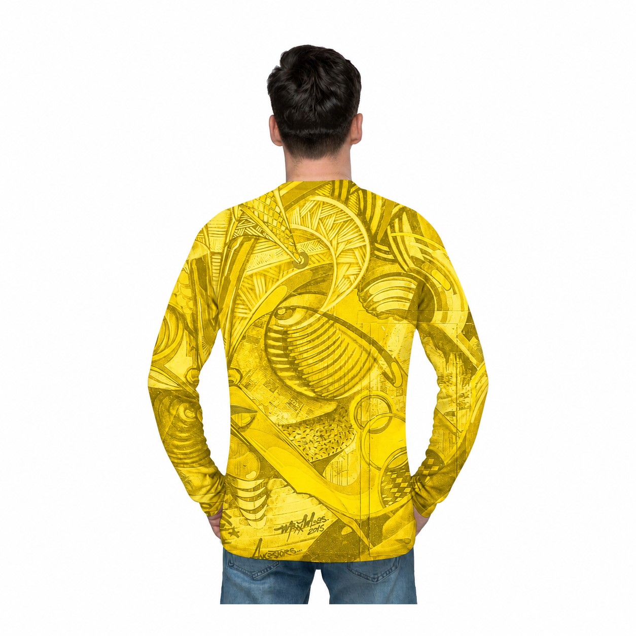 Long Sleeve Performance T-Shirt — Yellow