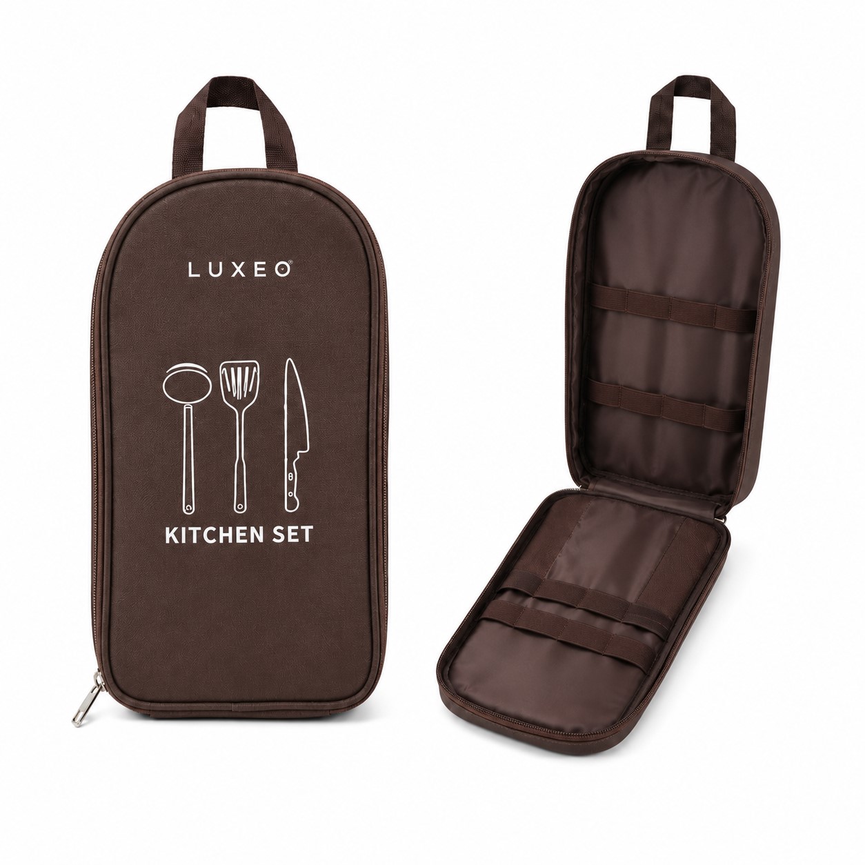 Zippered Oxford Camping Utensil Organizer Bag