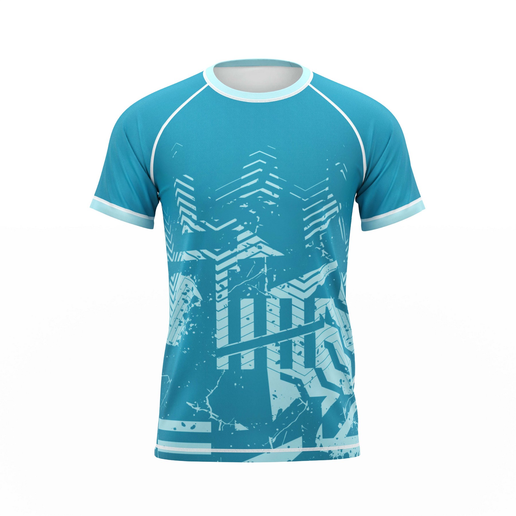 Raglan Performance T-Shirt With Flatlock Seams — view 2