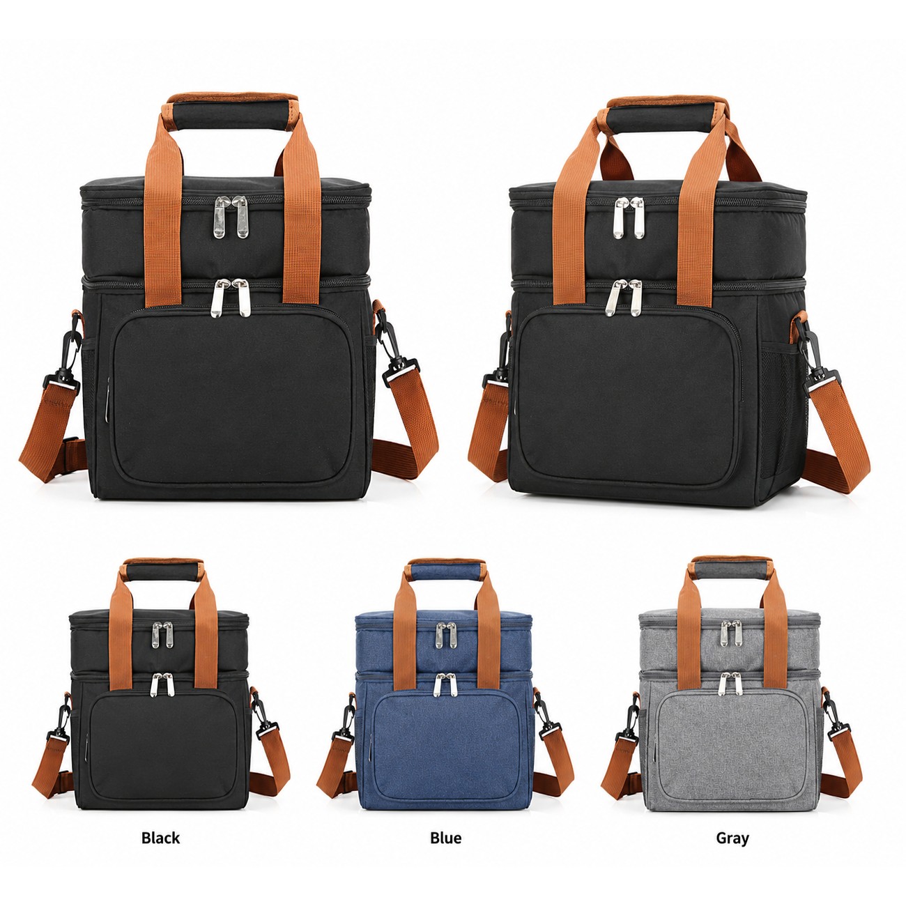 300D Polyester Zippered Storage Carry Bag