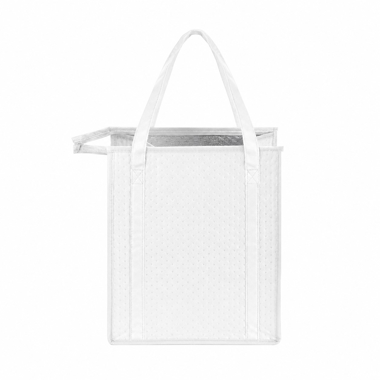 Thermal Reinforced Handles Cooler Tote — White