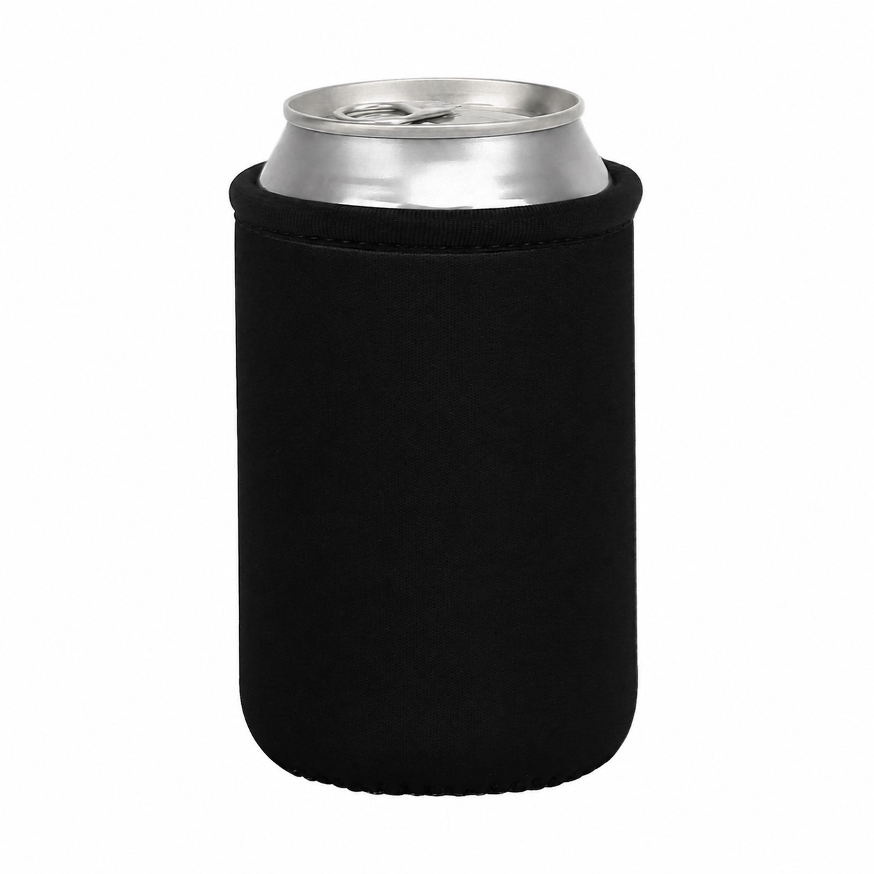 Neoprene Can Cooler Sleeve — Black