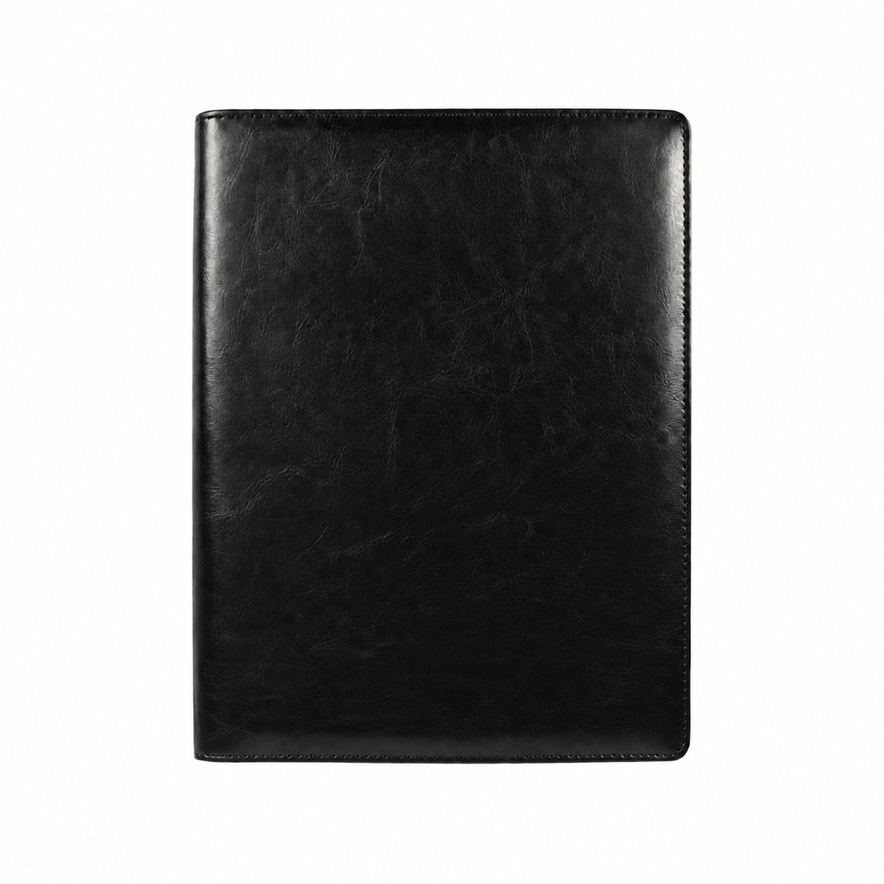 PU Clipboard Portfolio Folder — Black