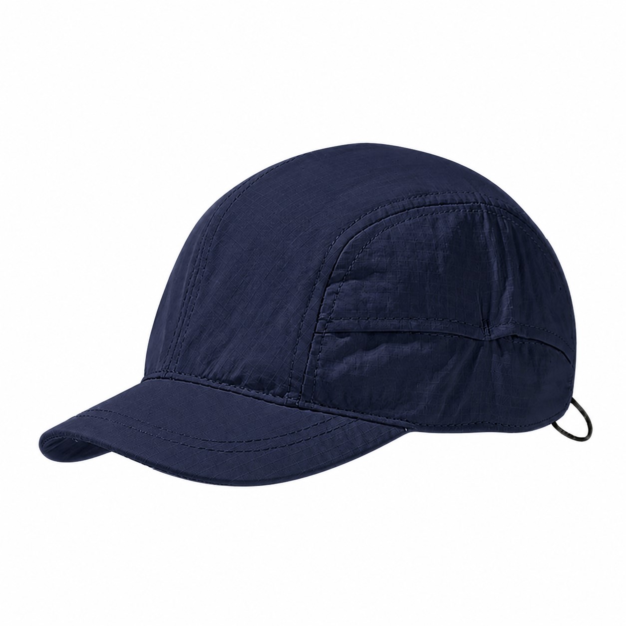 Nylon Taslan Duckbill Running Cap — Navy Blue
