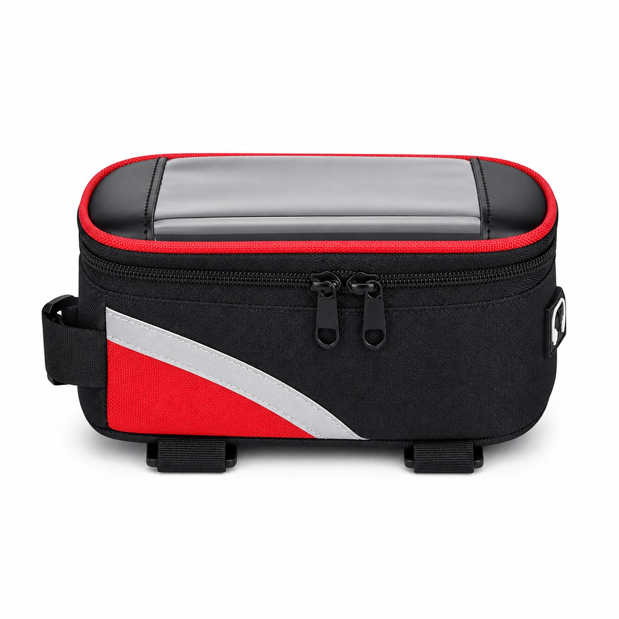 Reflective Polyester Bike Handlebar Bag — view 2