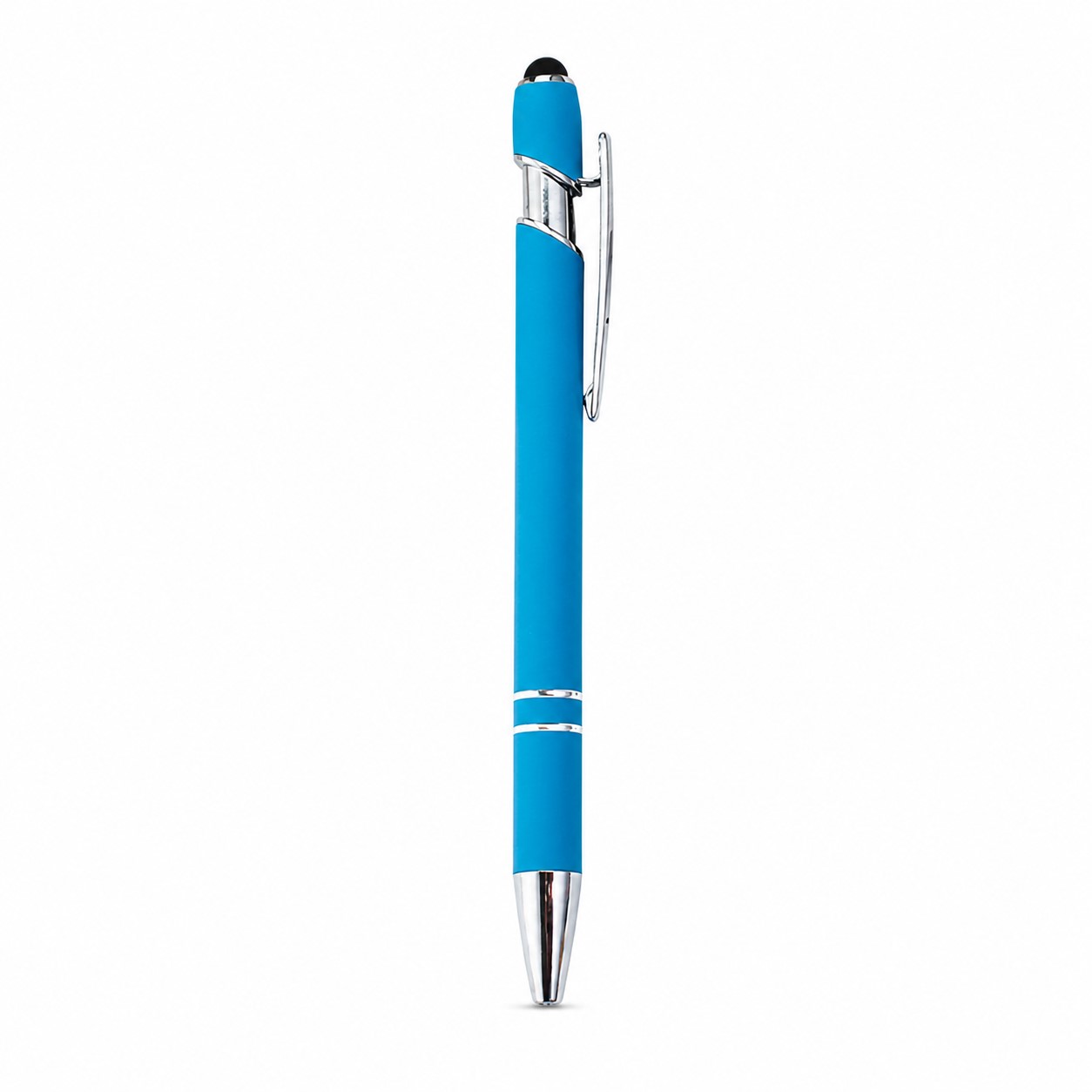 Slim Plastic Retractable Gel Stylus Pen — view 2