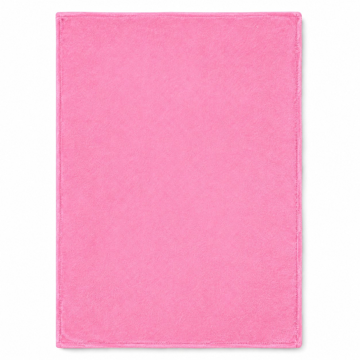 Soft Flannel Travel Blanket — Pink