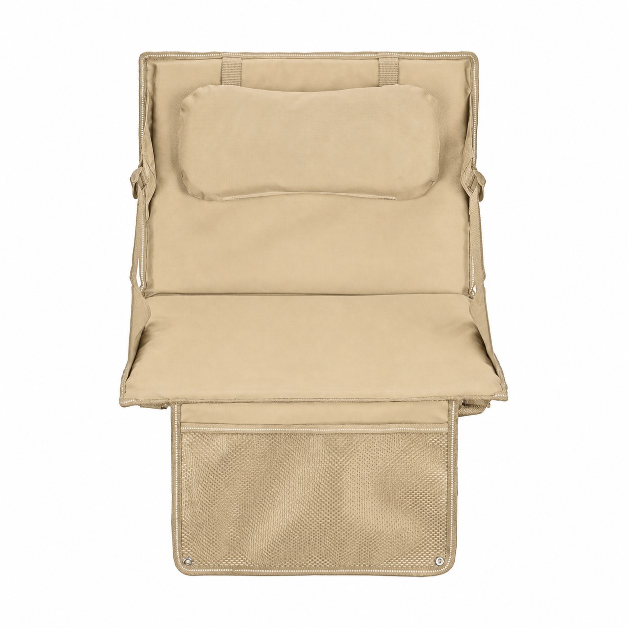 Oxford Bleacher Seat Cushion — Khaki Beige