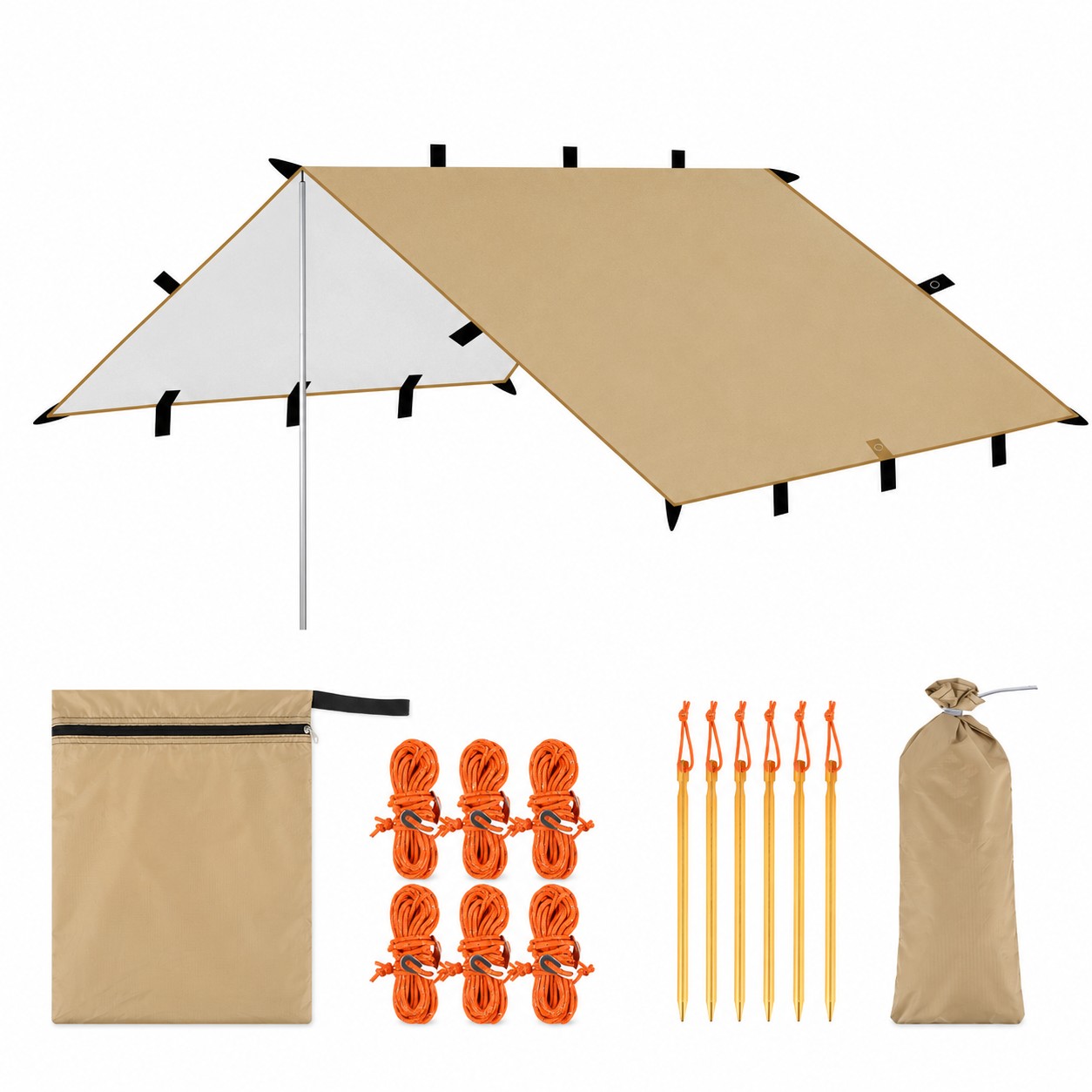 210T Polyester Tent Tarp Kit — view 2