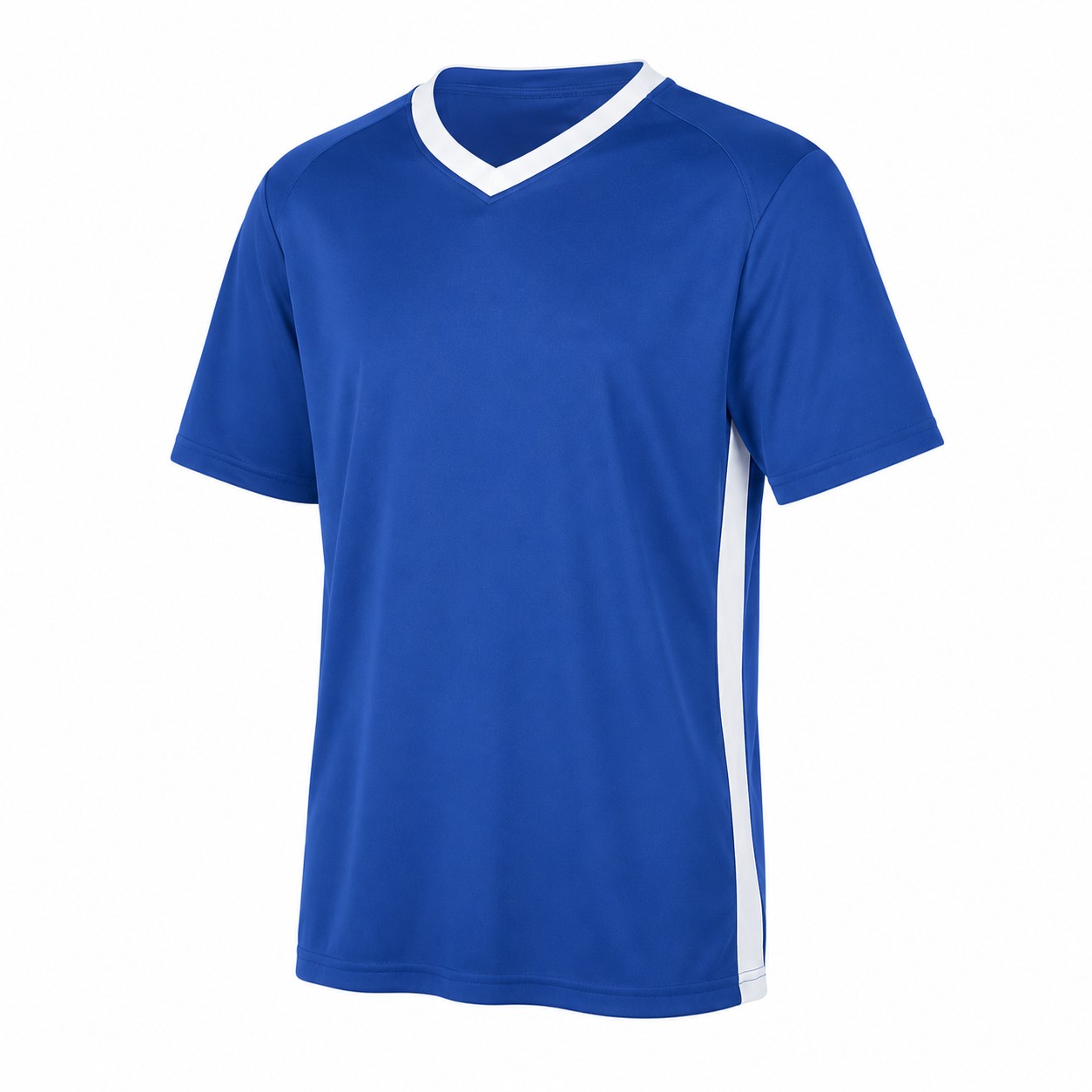 Polyester V-Neck Athletic Team Shirt — view 2