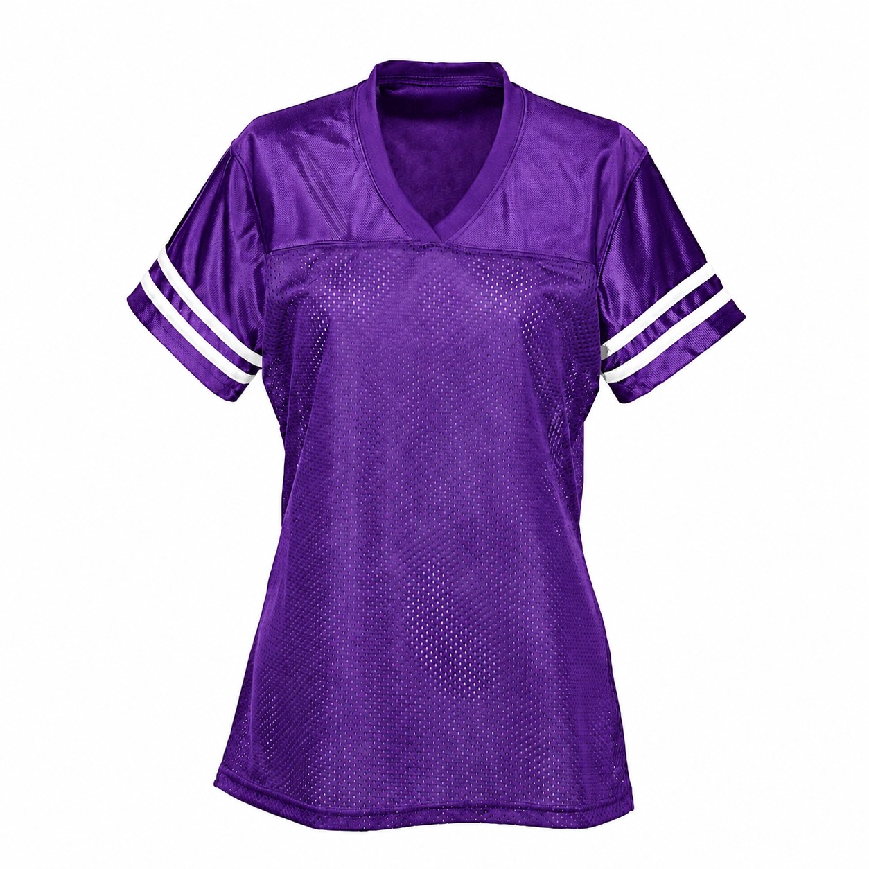 Ladies Polyester Mesh Team Jersey — Purple