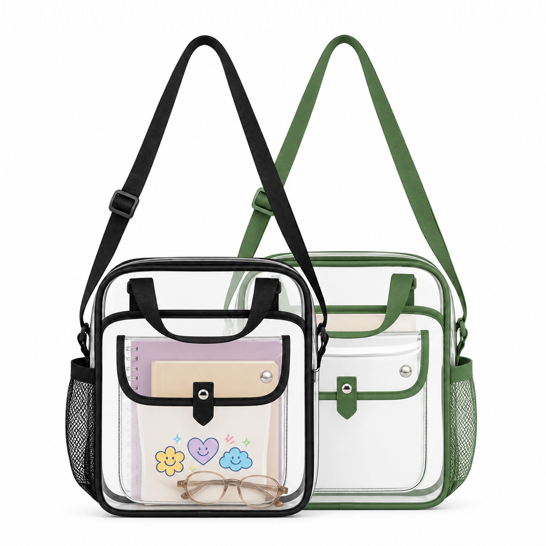 PVC Travel Bag With Adjustable Shoulder Strap