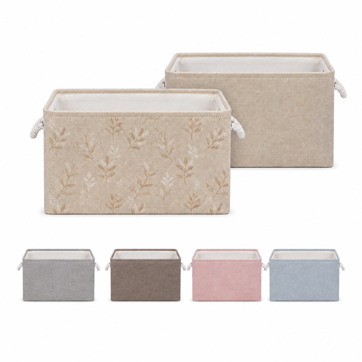 16.5-Inch Collapsible Fabric Organizer Basket