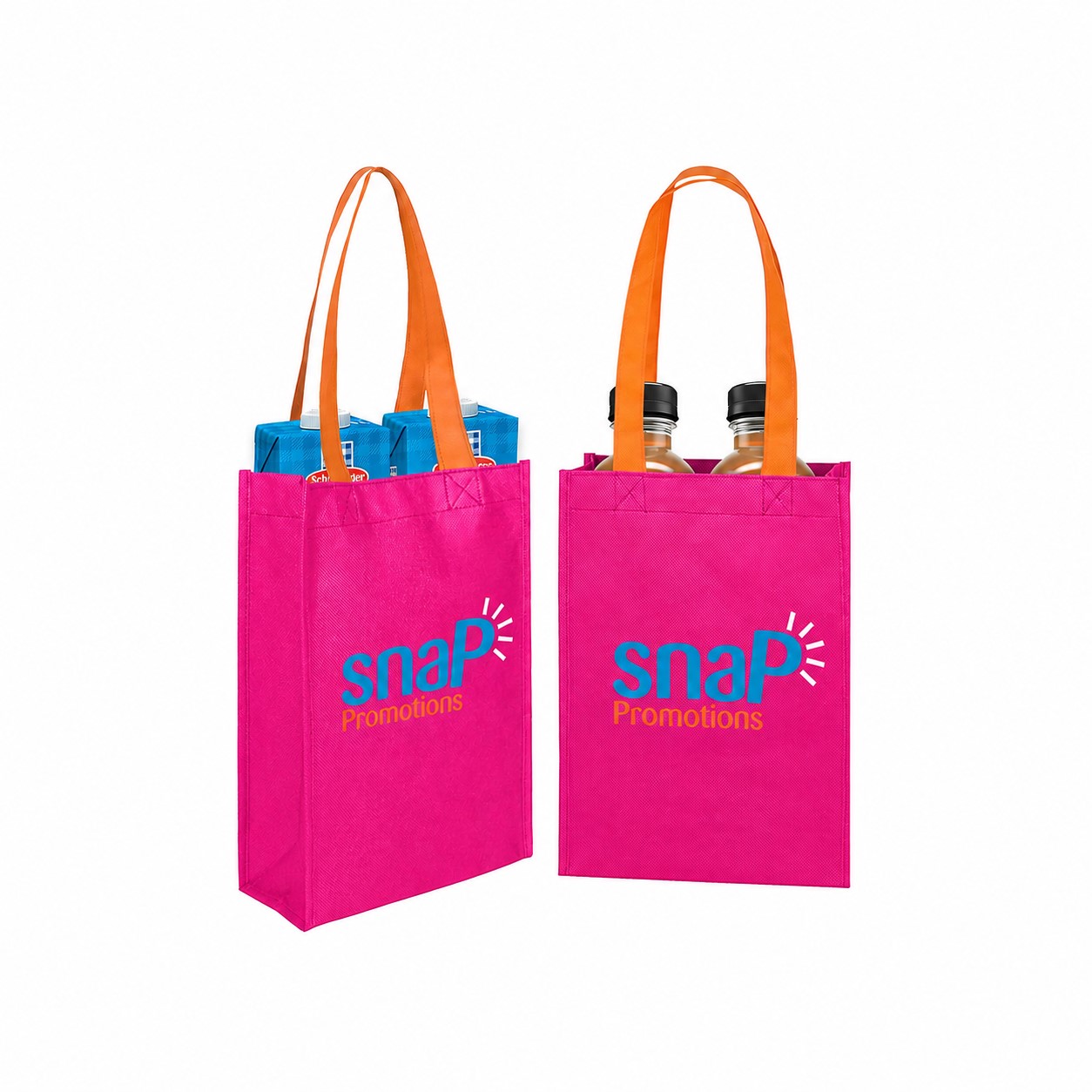 80GSM Non-Woven Tote Bag — Fuchsia Pink